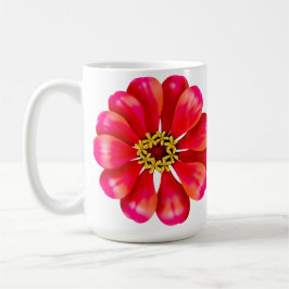 Pink Zinnia コーヒーマグカップ