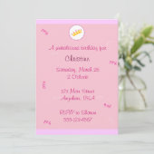 Pinkaliciousの招待 招待状 (スタンド正面)