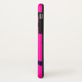 PinkBlackモダンハートiPhoneケース Case-Mate iPhoneケース (裏面/左)