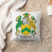 Pinkertonの家紋 クッション (ブランケット)
