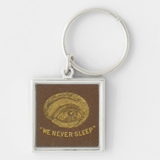 Pinkertonの興信所のロゴのkeychain キーホルダー