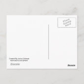 PinkGeraniumフラワーポストカードができないもの ポストカード (裏面)