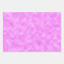 Pinkish Purple Created Clouds Abstract Art Design ラッピングペーパーシート