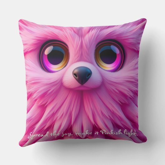 Pinkishes Character クッション (裏面)