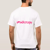 PinkKScopeの魔法使い Tシャツ (裏面)