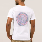 pinku cherry blossoms kanji 桜/ピンク tシャツ (裏面)