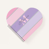 pinky and purple pastel iPhone / iPad case ノートブック (正面)
