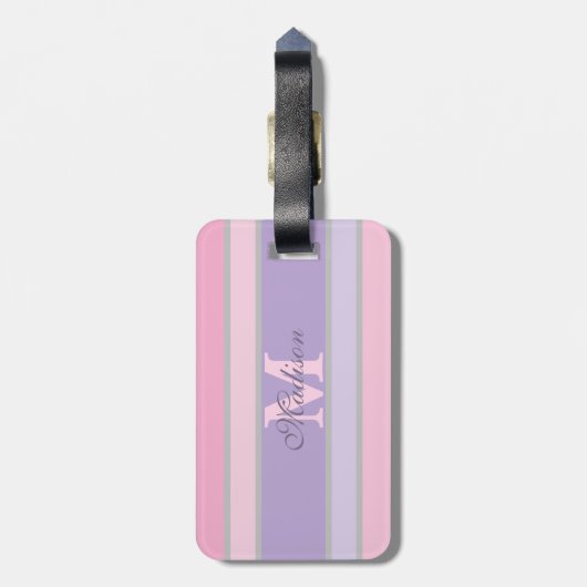 pinky and purple pastel iPhone / iPad case ラゲッジタグ (裏面縦)