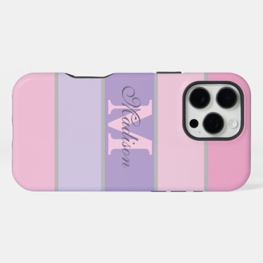 pinky and purple pastel iPhone / iPad case iPhoneケース (裏面横)