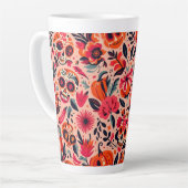 Pinky Mexican Art Mug カフェラテマグ (左アングル)