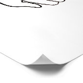 Pinky Promise Line Art 16x20ポスター ポスター (角)