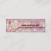 PinkyBubsプロファイルカード スキニー名刺 (裏面)