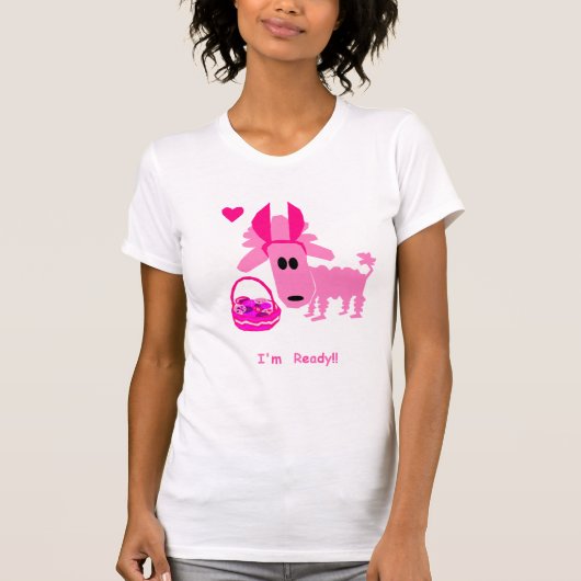 PinkyPoodleイースターのTシャツ Tシャツ (正面)