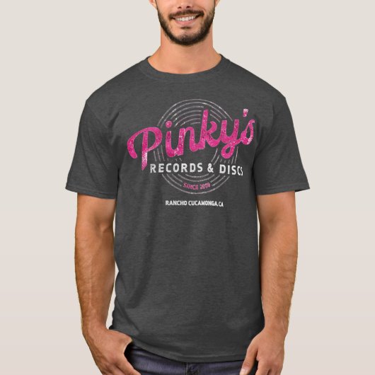 Pinky's Record Shop Funny-Photoroom Tシャツ (正面)