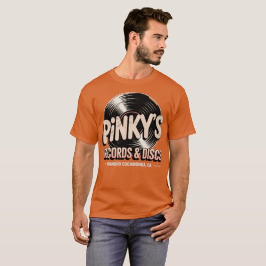Pinky's Records & Discs Tシャツ (正面フル)