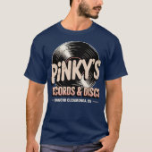 Pinky's Records & Discs Tシャツ (正面)