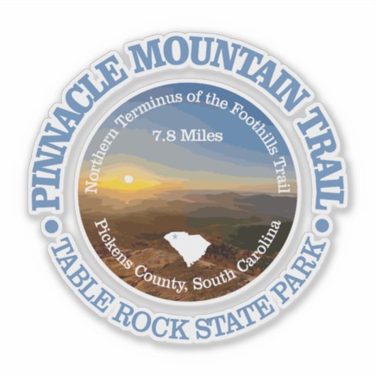 Pinnacle Mountain Trail(OBP) シール (正面)