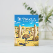Pinnacles Desert Australia ポストカード (スタンド正面)