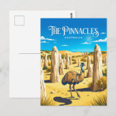 Pinnacles Desert Australia ポストカード (正面/裏面)