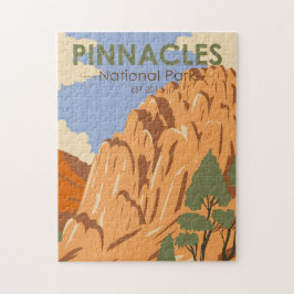 Pinnacles National Park California Vintage ジグソーパズル