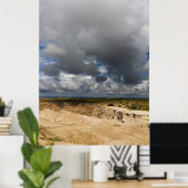 Pinnacles Overlook, Badlands国立公園， SD ポスター (ホームオフィス)