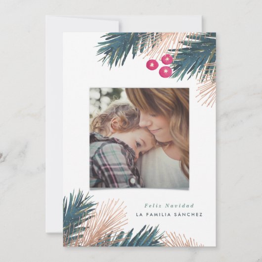 Pino yのbayas de Navidad シーズンカード (正面)