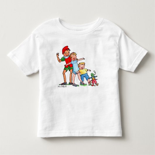 PinocchioとFriends – 子供のTシャツ トドラーTシャツ (正面)