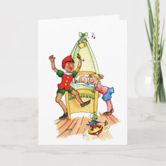 Pinocchioの姉の誕生の発表 案内状