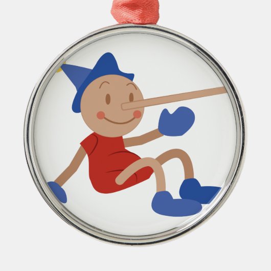 Pinocchio メタルオーナメント (正面)