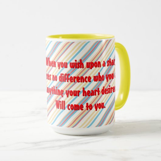 Pinocchio Yellow マグカップ (正面右)