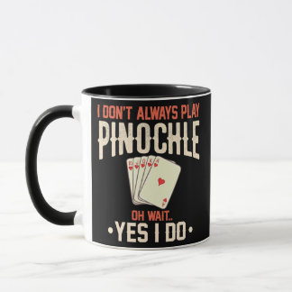 Pinochle Game Rules Cards Double Deck Points マグカップ