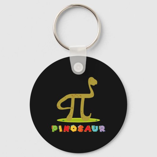 Pinosaur Funny Pi Day Dinosaur Math Lover Science  キーホルダー (正面)
