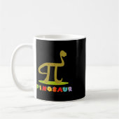Pinosaur Funny Pi Day Dinosaur Math Lover Science  コーヒーマグカップ (左)