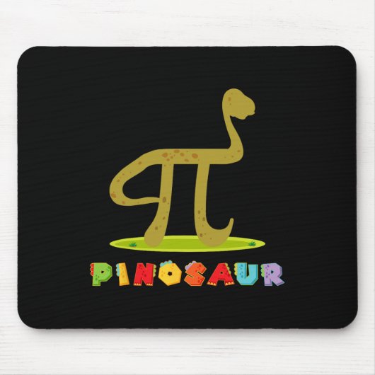 Pinosaur Funny Pi Day Dinosaur Math Lover Science  マウスパッド (正面)