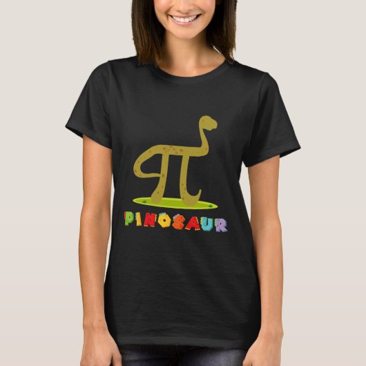 Pinosaur Funny Pi Day Dinosaur Math Lover Science  Tシャツ (正面)