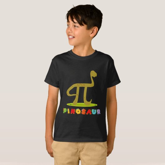 Pinosaur Funny Pi Day Dinosaur Math Lover Science  Tシャツ (正面フル)