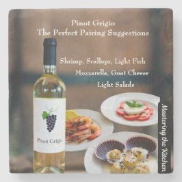 Pinot Grigio Wine Pairing/Mastering the Kitchen ストーンコースター