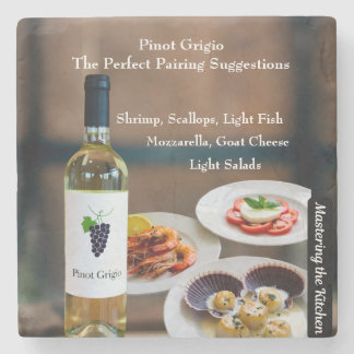 Pinot Grigio Wine Pairing/Mastering the Kitchen ストーンコースター