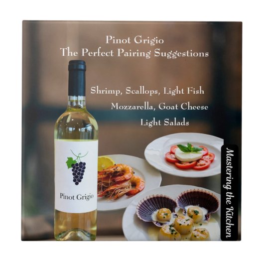 Pinot Grigio Wine Pairing/Mastering the Kitchen タイル (正面)