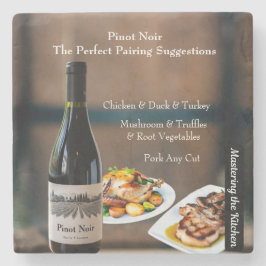 Pinot Noir Wine Pairing/Mastering the Kitchen ストーンコースター
