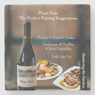 Pinot Noir Wine Pairing/Mastering the Kitchen ストーンコースター