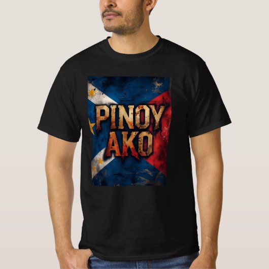 Pinoy Ako Philippines Pride T-Shirt Tシャツ (正面)
