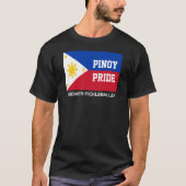 PINOY PRIDE オーダーメイド フィリピン フィリピン国旗 Tシャツ (正面)