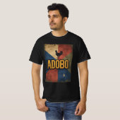 Pinoy Pride Chicken Adobo Tシャツ - フィリピン人 (正面フル)