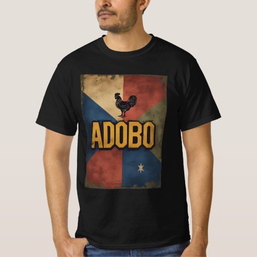 Pinoy Pride Chicken Adobo Tシャツ - フィリピン人 (正面)