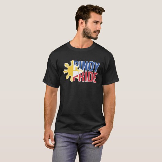 Pinoy Pride Filipino Pinay Philipines Tシャツ (正面フル)
