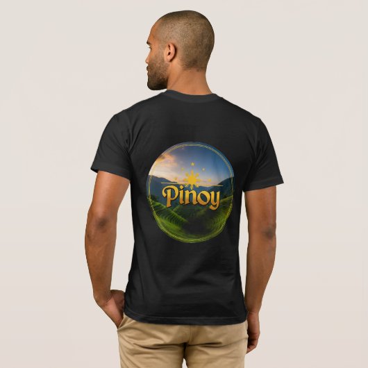 Pinoy Pride: Land of Gold and Green Tシャツ (裏面フル)
