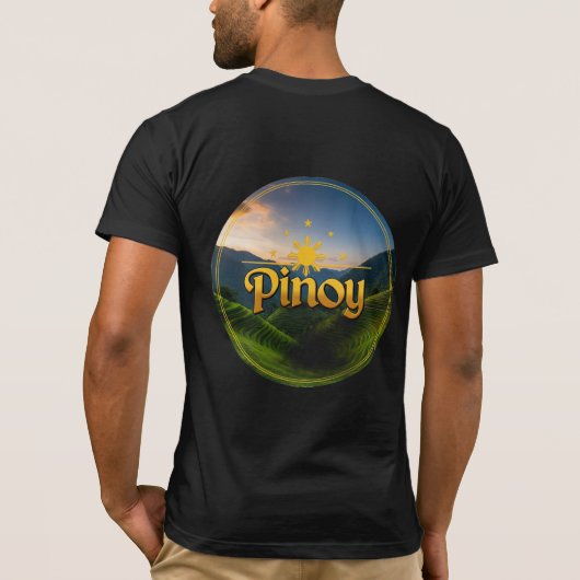 Pinoy Pride: Land of Gold and Green Tシャツ (裏面)