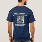 PinoyDesigns "私、生まれてからずっと独身です" Tシャツ (裏面)