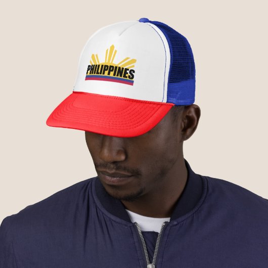 PinoyDesigns "Philippines" Trucker Hat キャップ (インサイチュ)